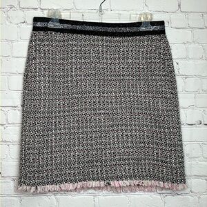 Comma, Short Tweed Boucle Skirt with Sparkly Waist